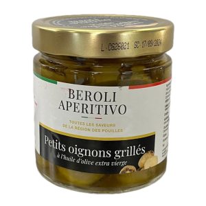 Petits oignons grilles marines à l'huile